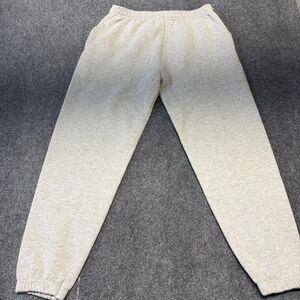 Foot Locker Pants Mens 33 Gray Fleece Sweatpants Elastic Waist Jogger Pockets